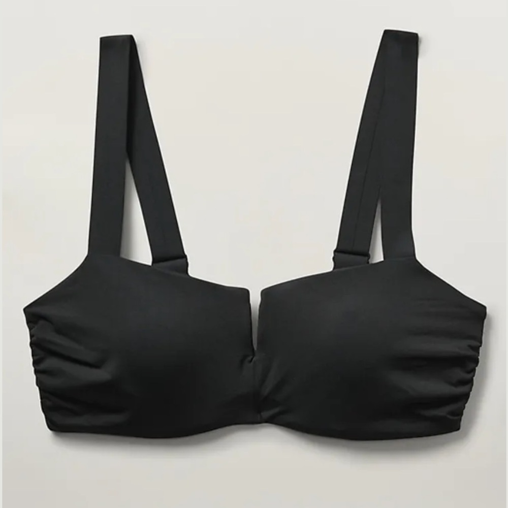 Athleta square neck v bikini top